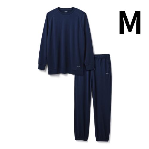 ECLEAR リカバリーウェア　長袖　ネイビー　Mサイズ