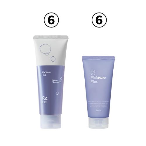 【4/23～】Re:>>>プラチナムプラス クリームシャンプー　限定セットA 導入企画