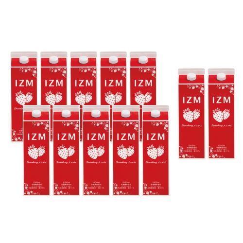 【10+2】IZM STRAWBERRY TASTE　ストロベリーテイスト　1000ml