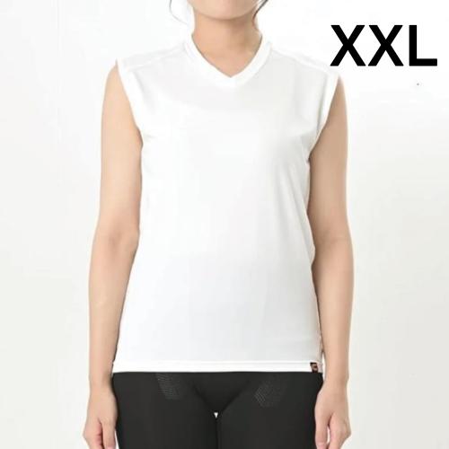 コロバニィ　Vネックアンダーノースリーブ　ホワイトXXL