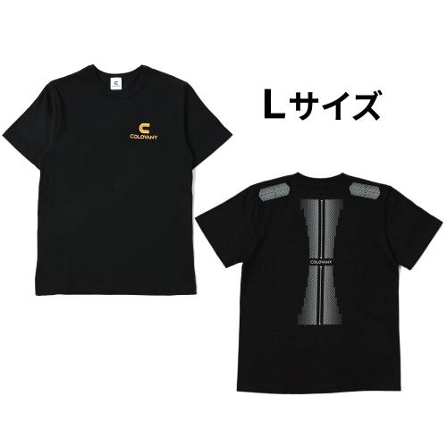 【期間限定価格】コロバニィ　コットンリカバリーTシャツ　ブラックL