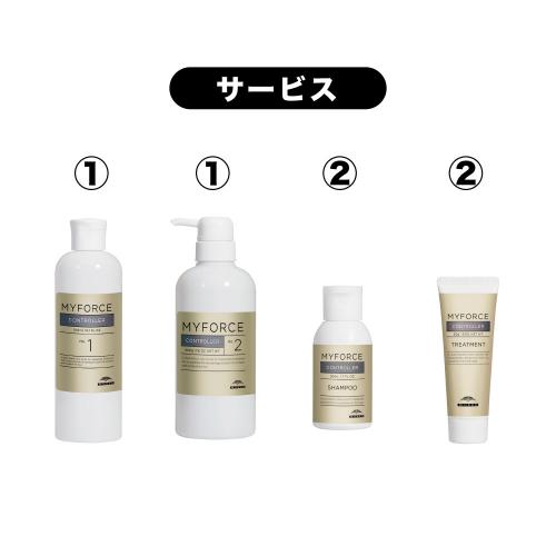 ミルボンマイフォースコントローラーシャンプートリートメントセット-