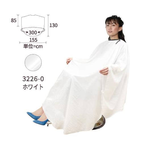 【期間限定価格】ワコウ　#3226　肩留めカッティングドレス　ホワイト