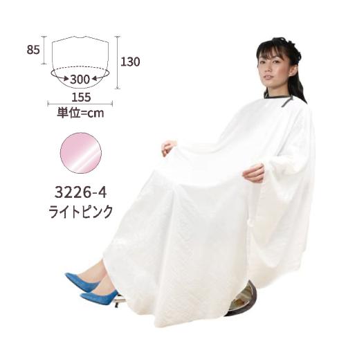 【期間限定価格】ワコウ　#3226　肩留めカッティングドレス　ライトピンク
