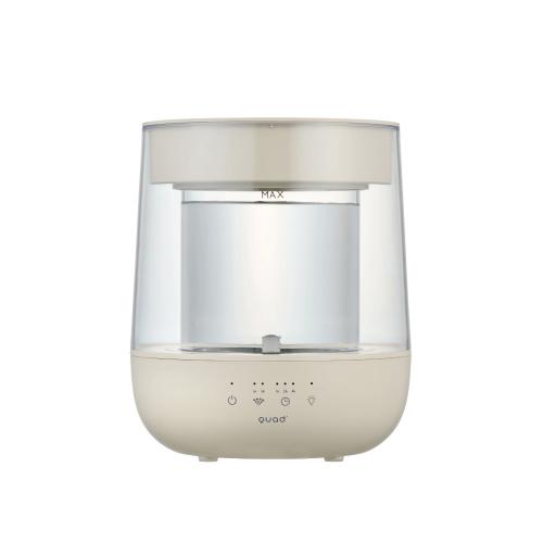 【返品不可】ガラススチーム加湿器 GLASS ミニ　 アイボリー(QS629IV)