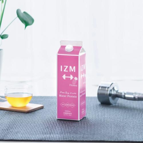 IZM WATER PROTEIN PINE SOY TASTE プロテイン パイン 1000ml｜with colle