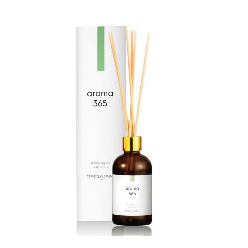 【数量限定】aroma365　リードディフューザー　100ml　フレッシュグリーン