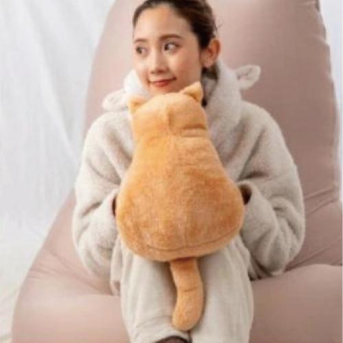 【メーカー欠品中】蓄熱式アニマル　湯たんぽ　ぽかにゃん　チャタロウ